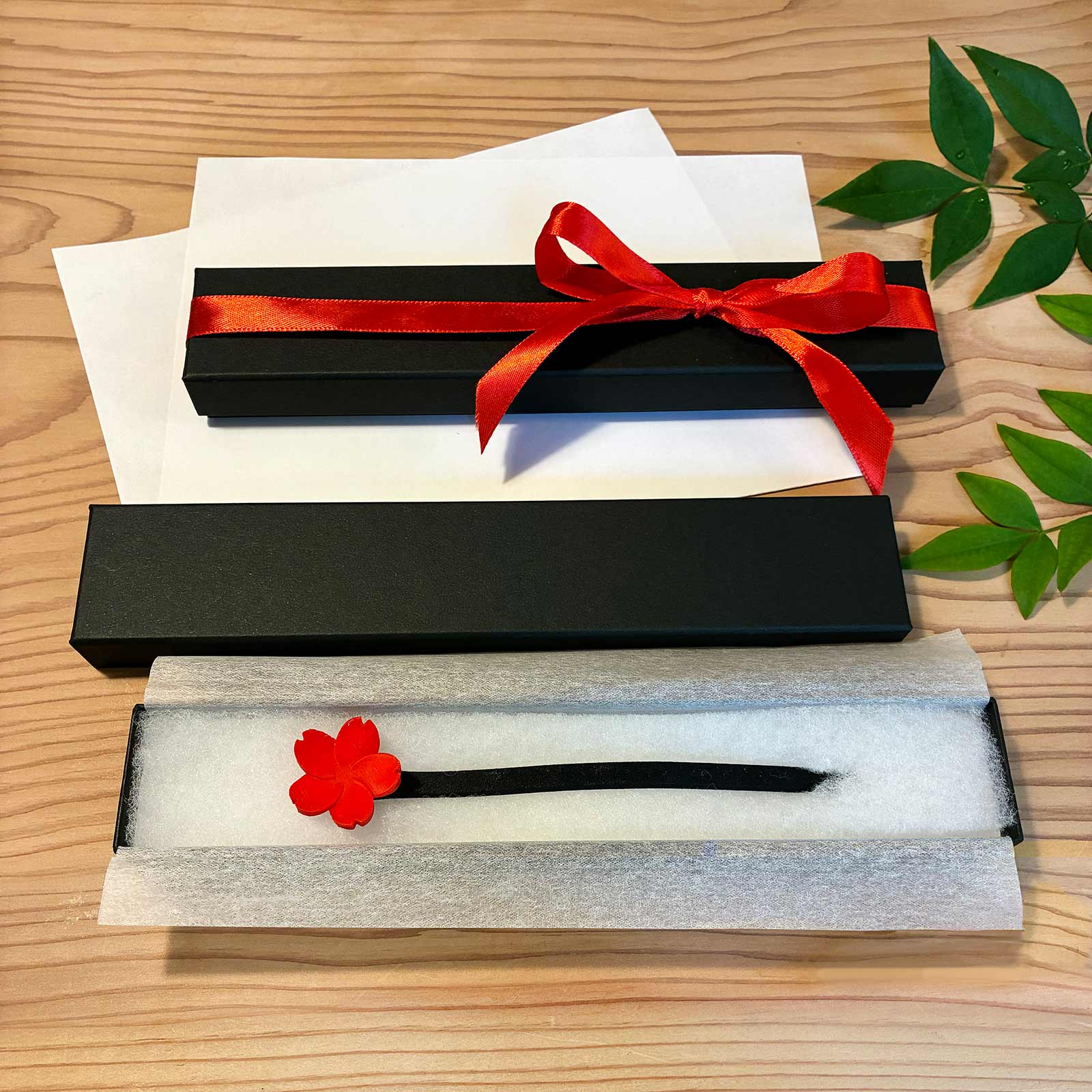 ファウンテンかんざし　パッケージ入り　桜・大