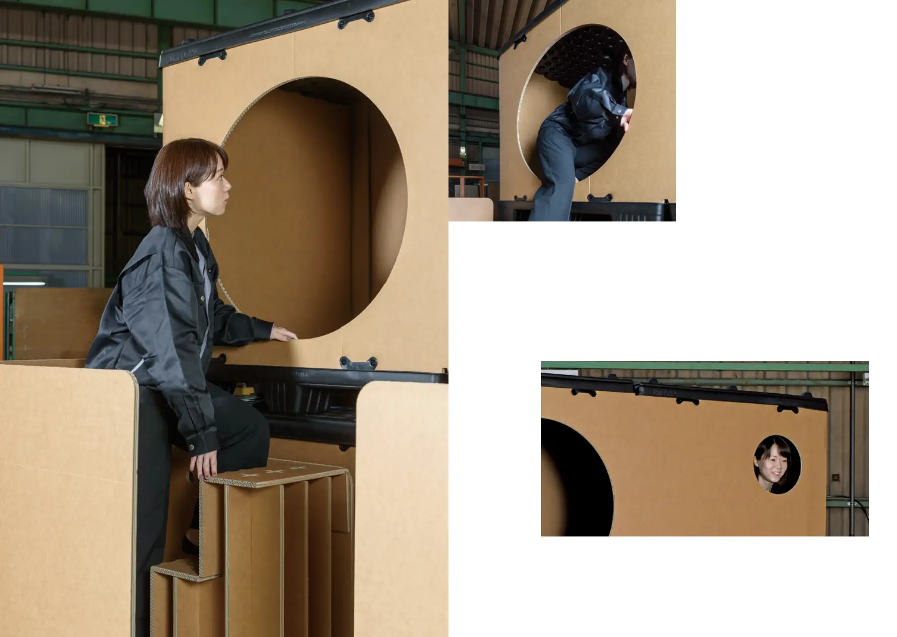 Cardboard Sleep Capsule p.490–491